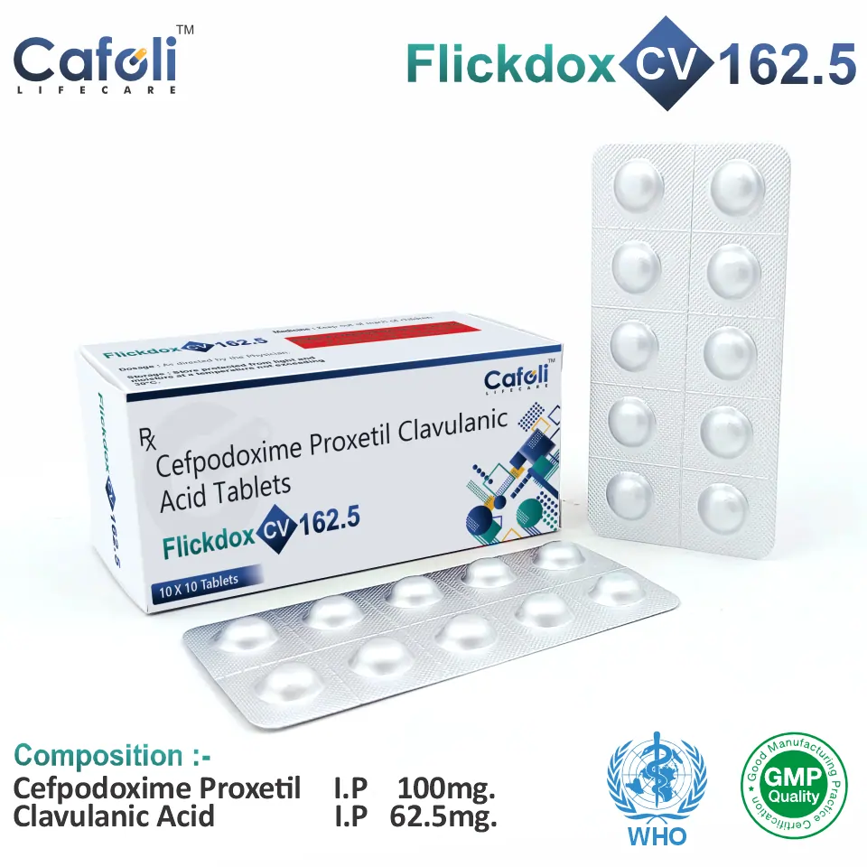 Cefpodoxime Proxetil Clavulanic Acid Tablet PCD Pharma Franchise